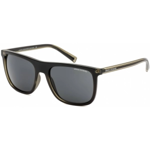Armani Exchange Men's Sunglasses - Black Square Shape Full Rim Frame | AX4102S 831887