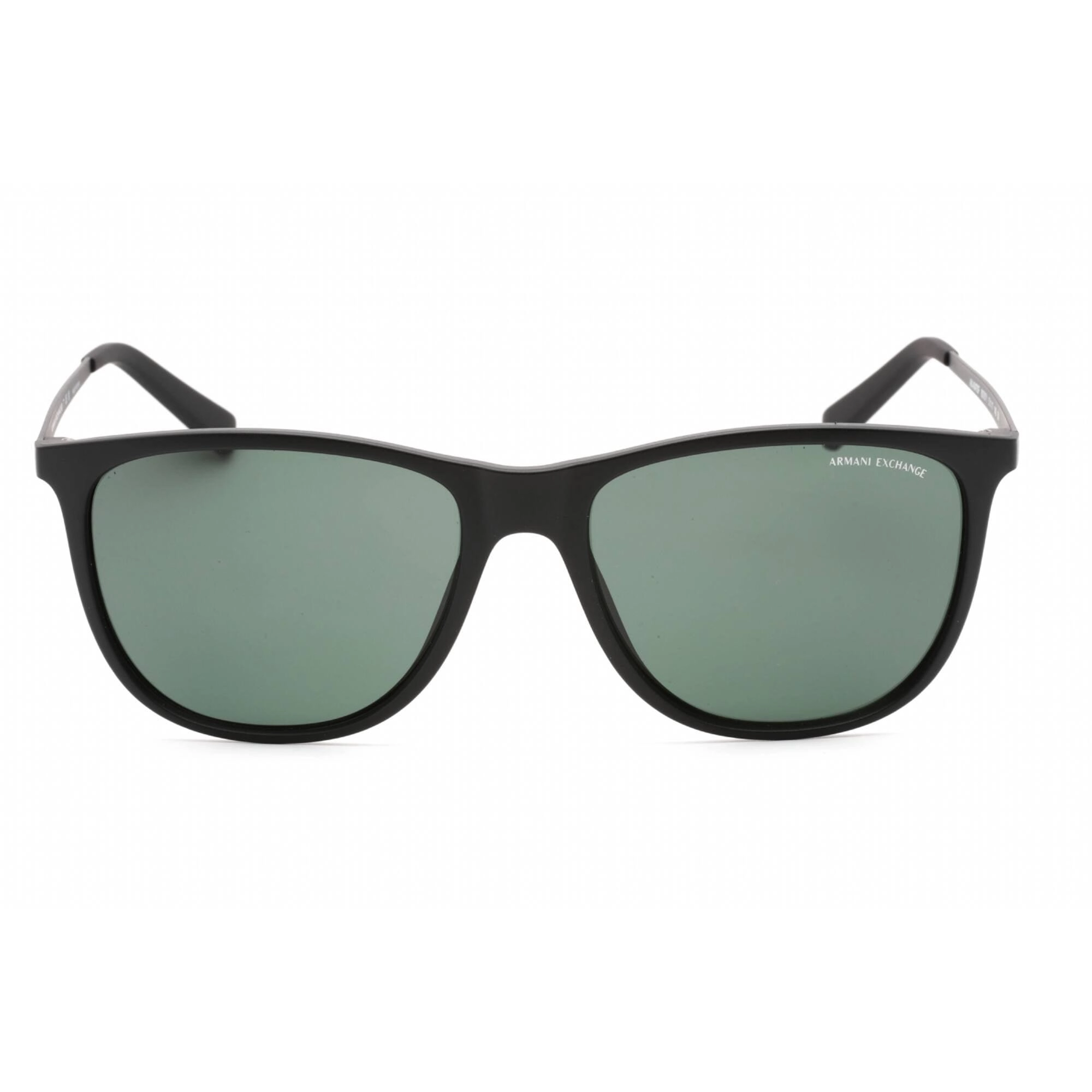 Armani Exchange Men's Sunglasses - Matte Black Square Shape Frame | AX4047SF 807871