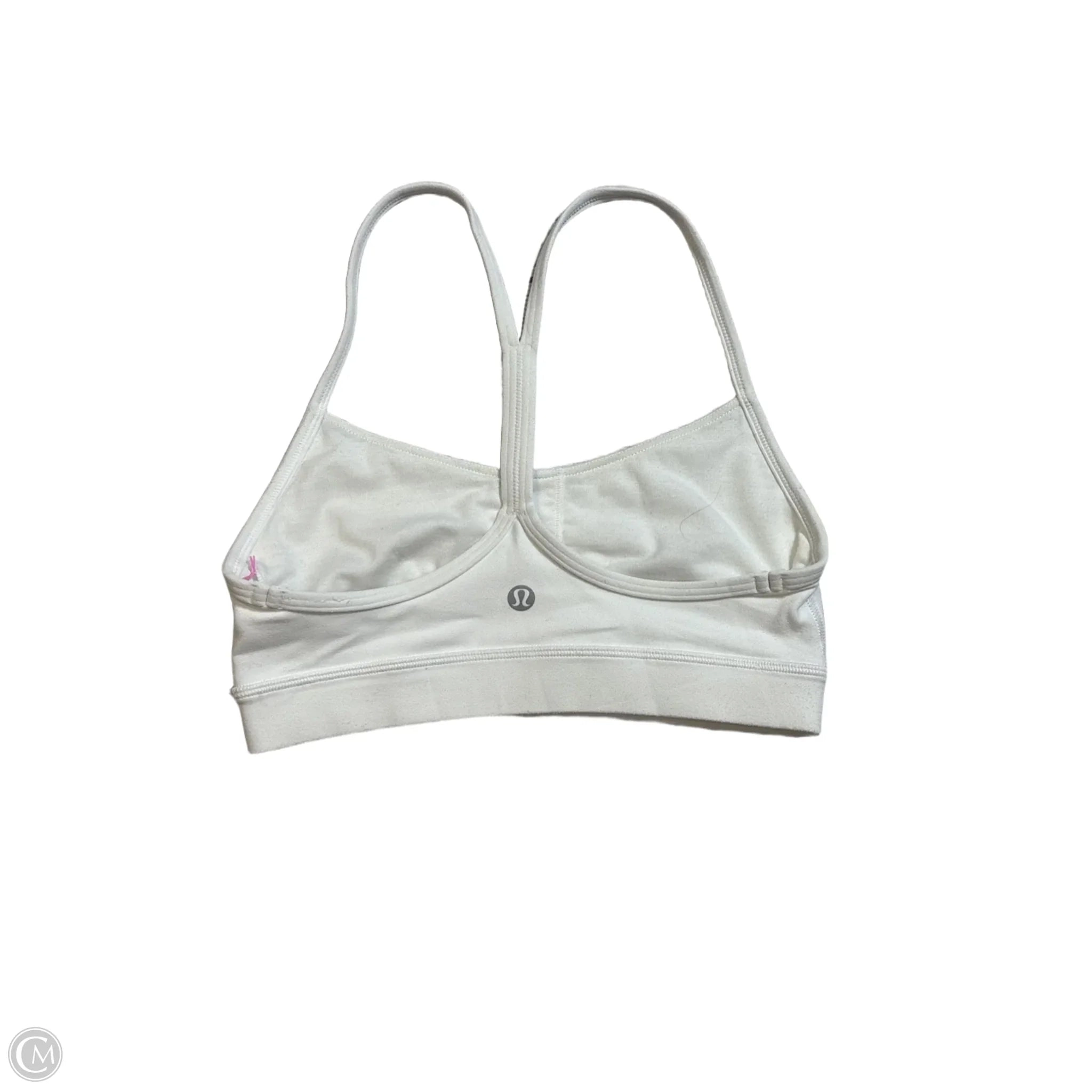 Athletic Bra By Lululemon In White, Size: 2