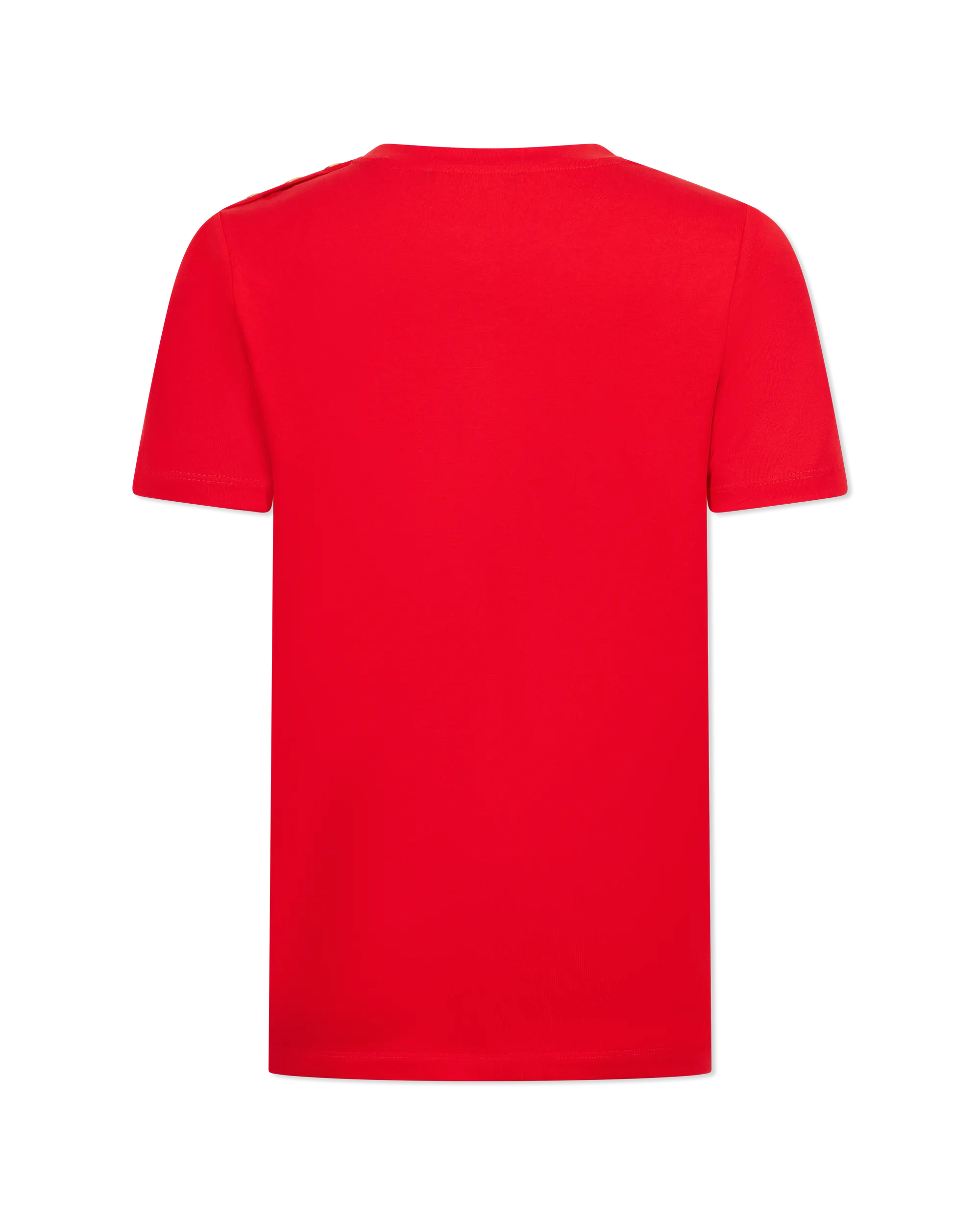 Balmain Paris Print 3 Button T-Shirt