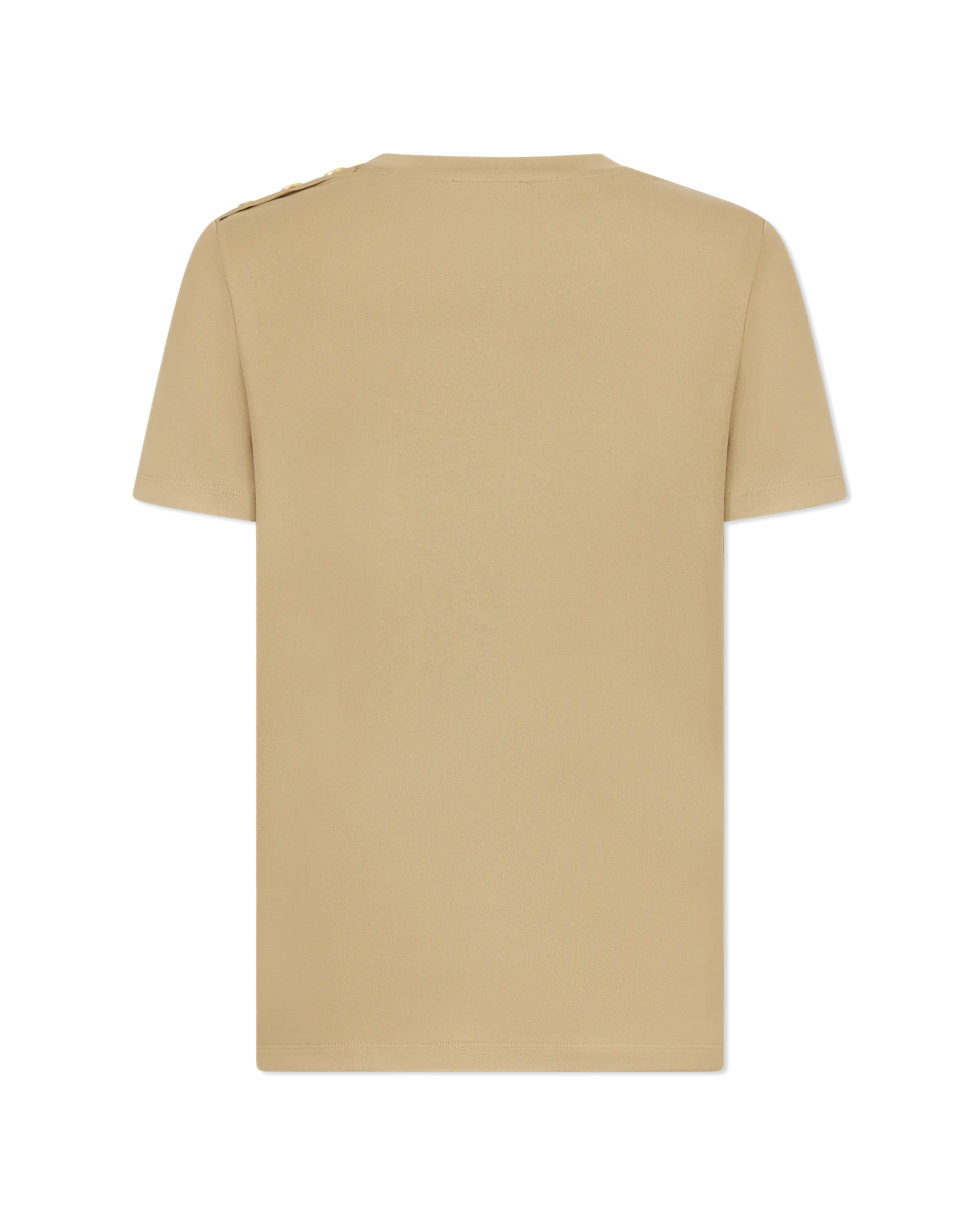 Balmain Paris Print 3 Button T-Shirt