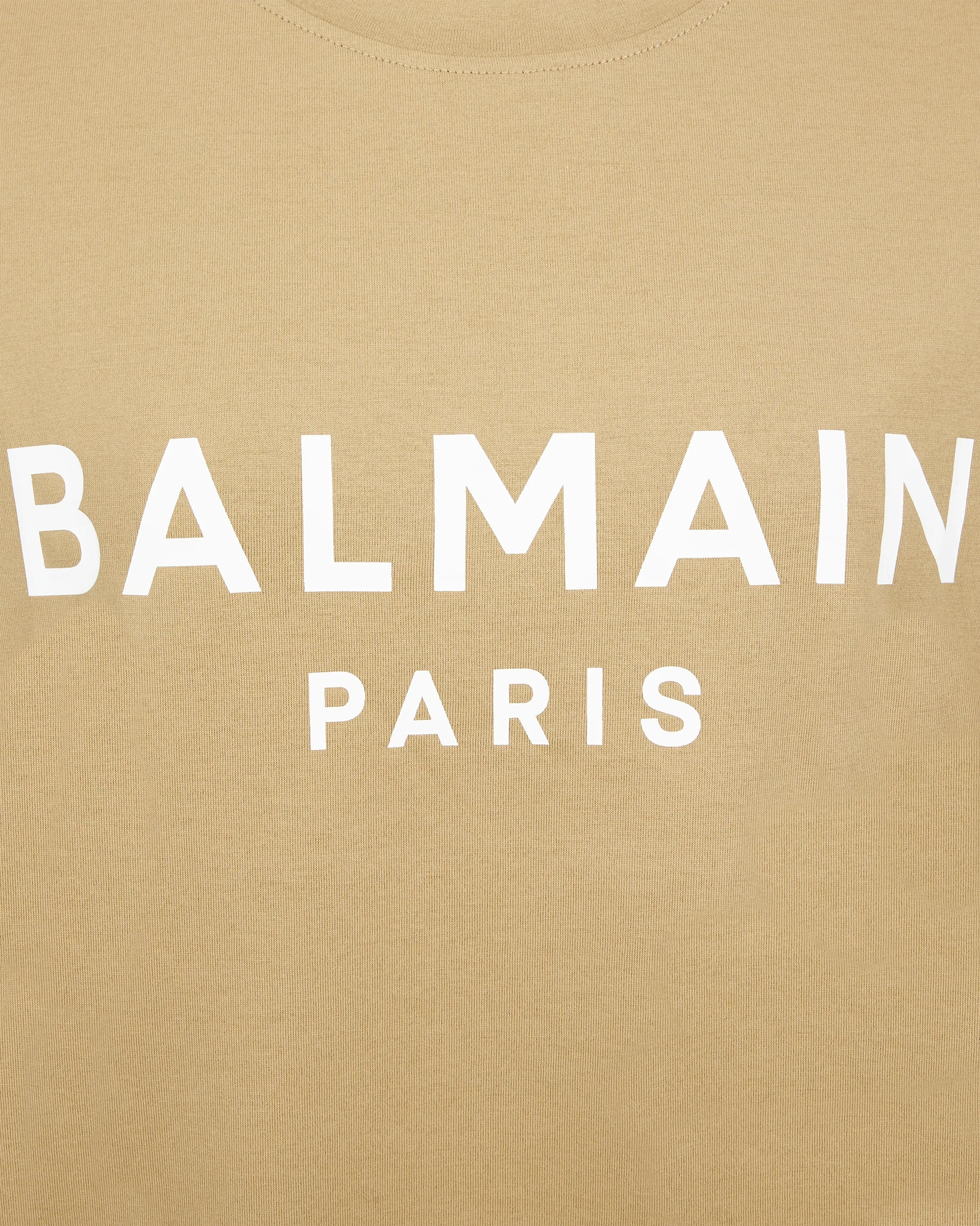 Balmain Paris Print 3 Button T-Shirt
