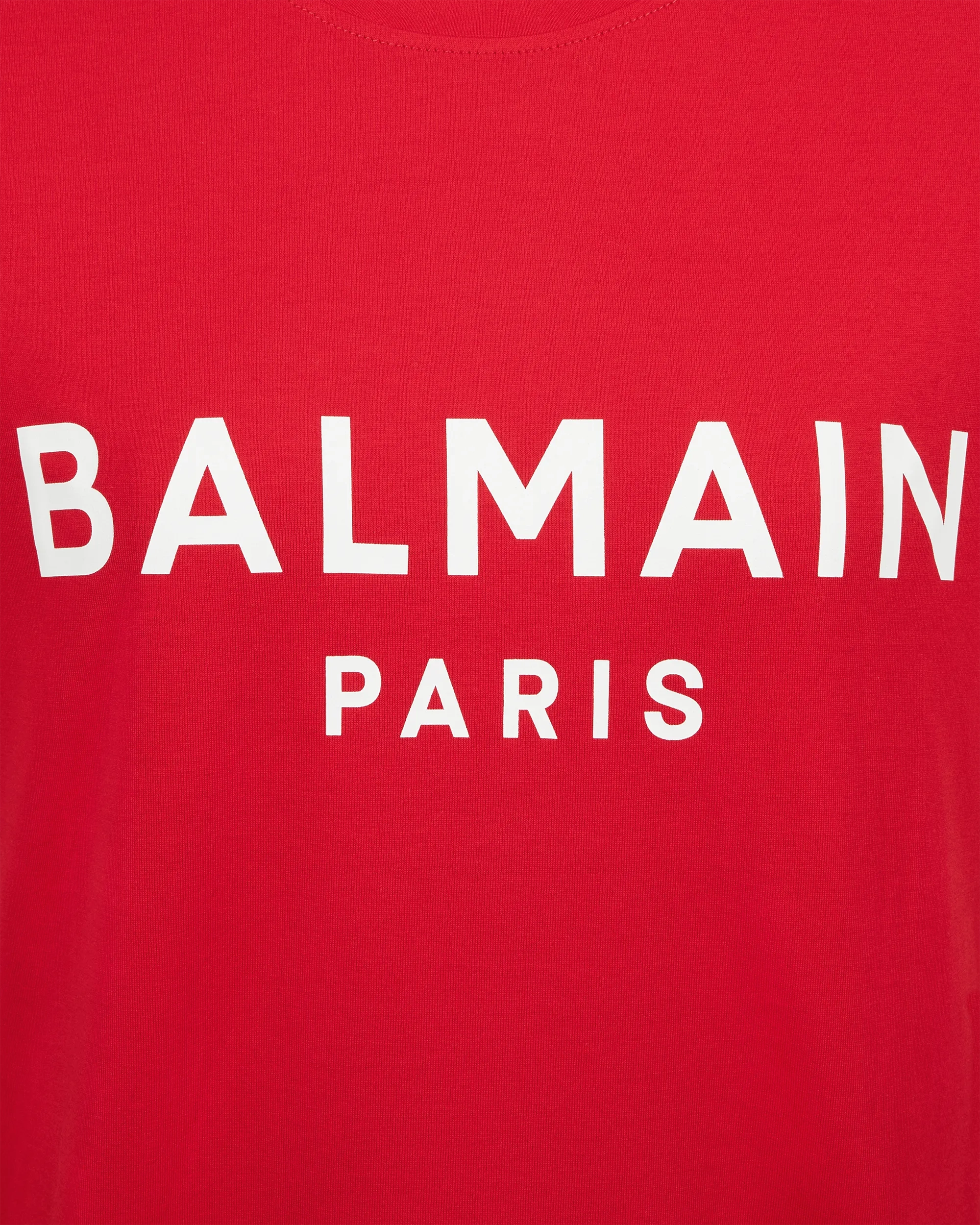 Balmain Paris Print 3 Button T-Shirt