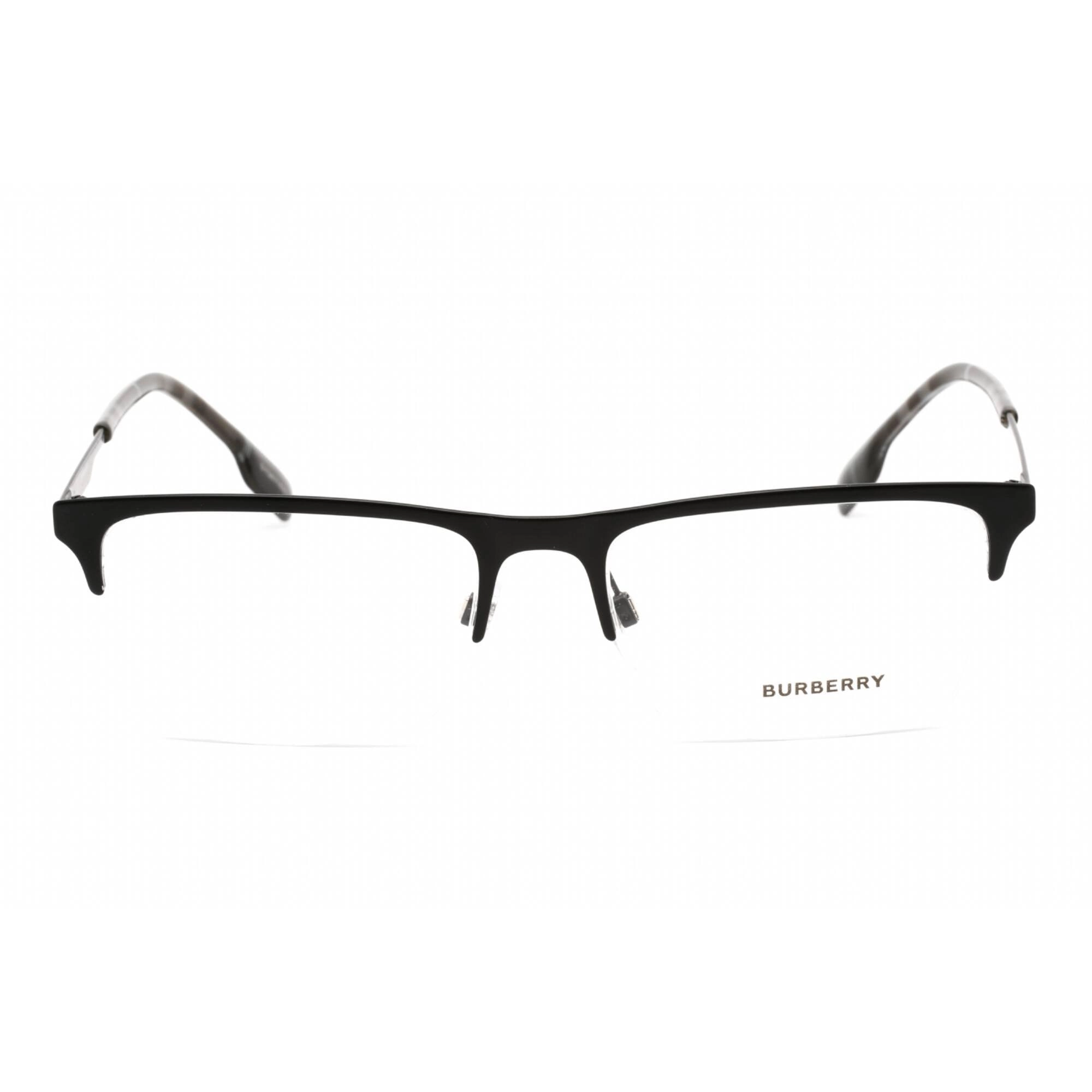 Burberry Men's Eyeglasses - Matte Black Plastic Rectangular Shape Frame | 0BE1344 1007