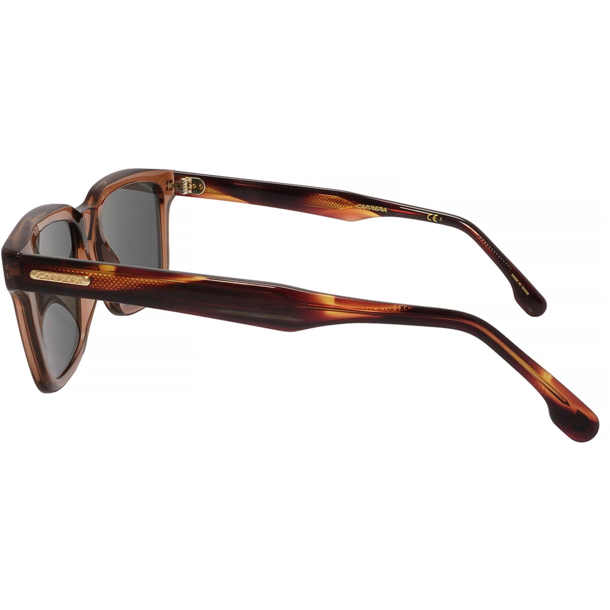 Carrera Men's Sunglasses - Brown Rectangular Full-Rim Frame Green Lens | 251/S 009Q