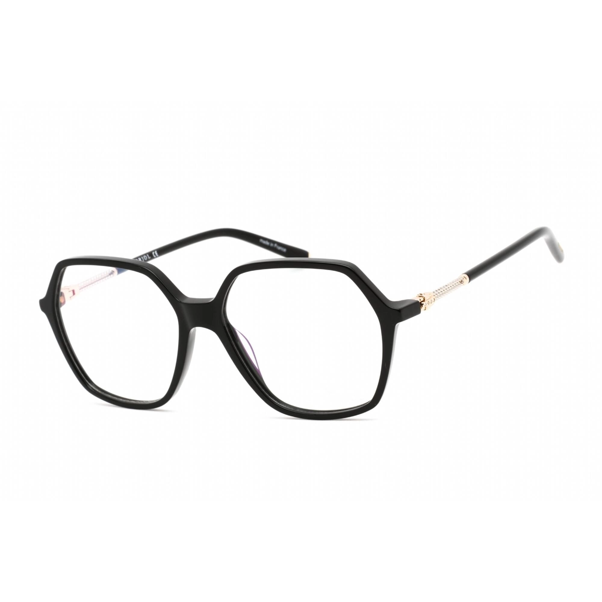 Charriol Men's Eyeglasses - Clear Lens Black Acetate Square Shape Frame | PC71037 C01