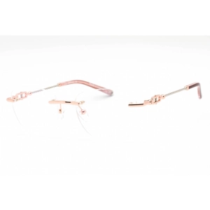 Charriol Men's Eyeglasses - Rimless Shiny Pink Gold/Silver Metal Frame | PC71048 C03