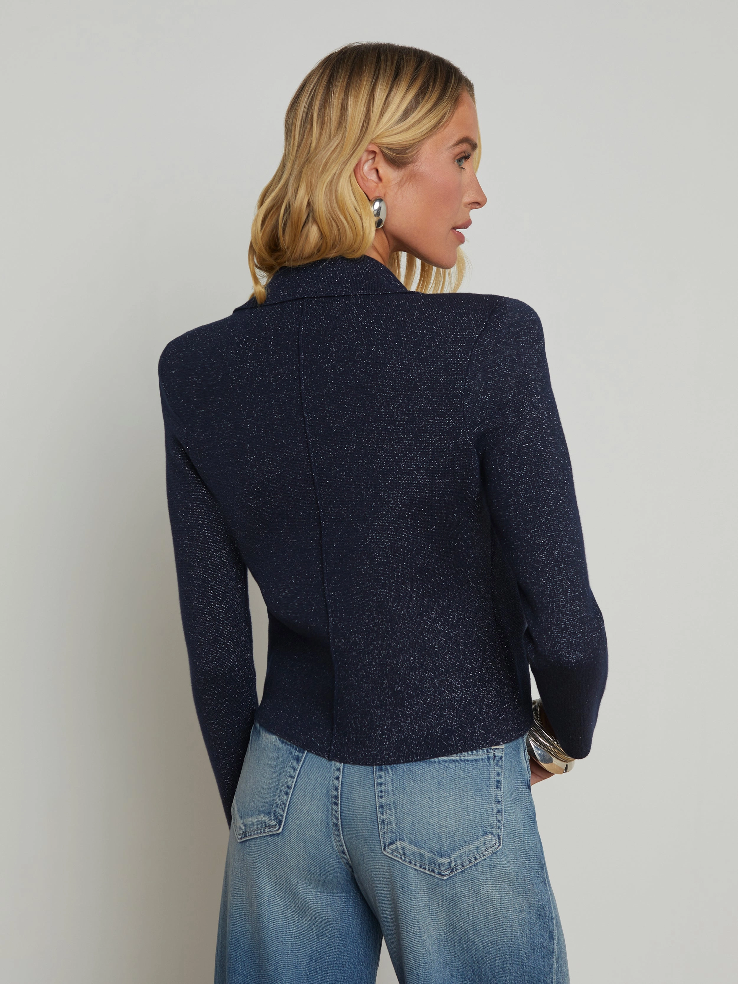 Chia Knit Biker Jacket