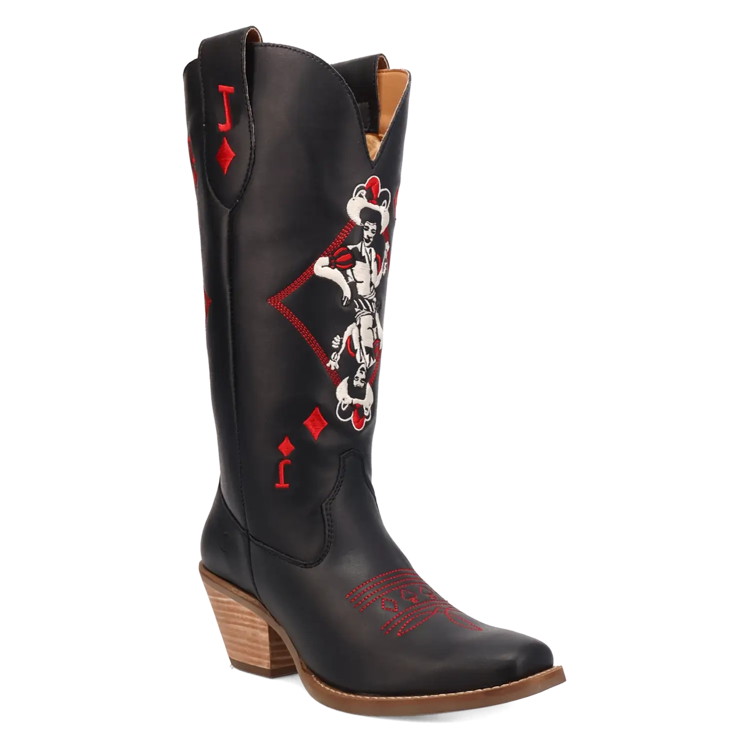 Dingo Jack of Diamonds - Women's Leather Cowgirl Boots