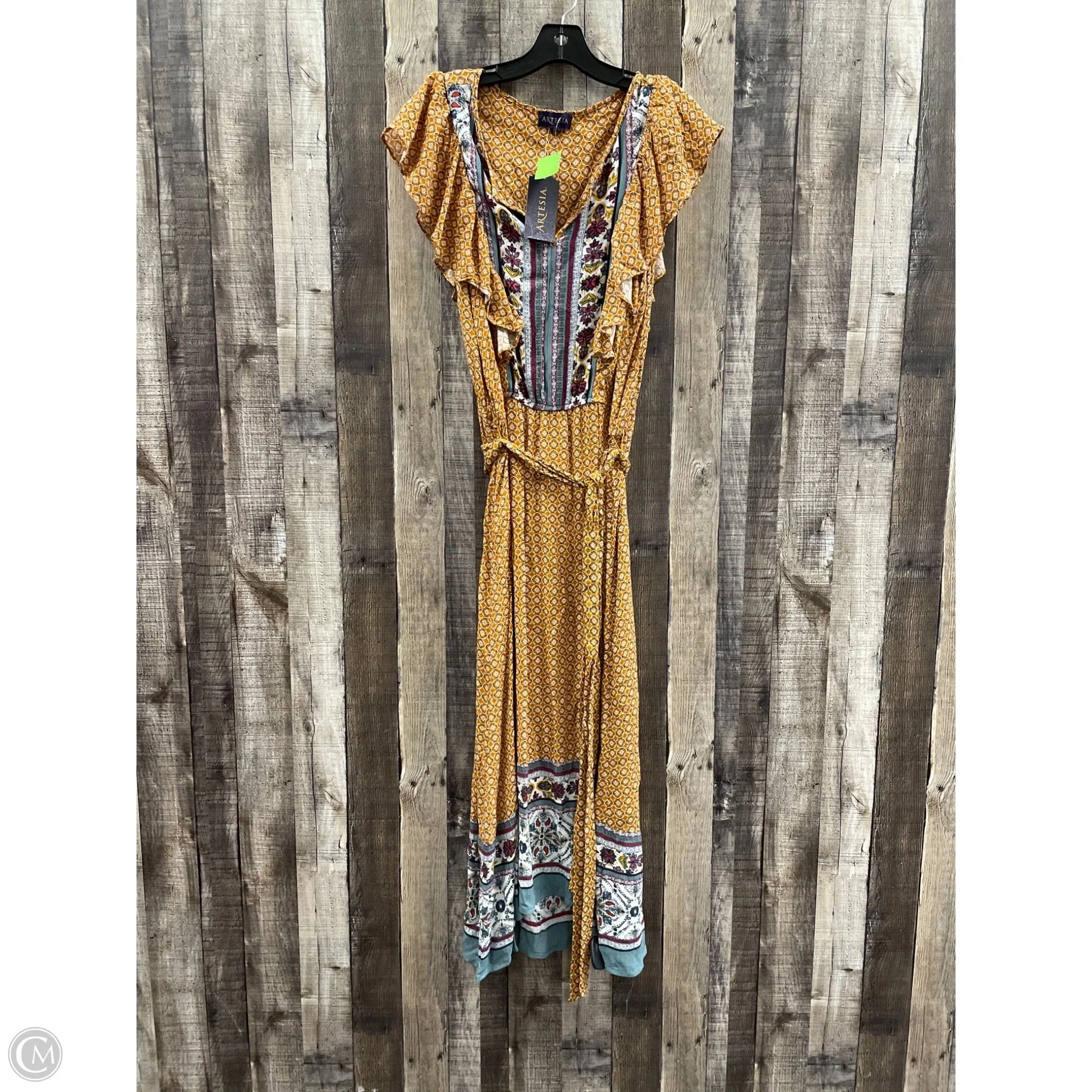 Dress Casual Maxi By Cme In Multi-colored, Size: L