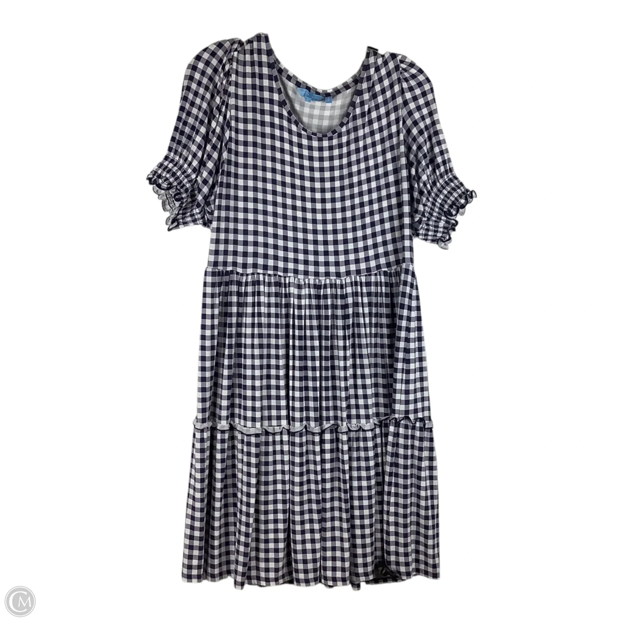 Dress Casual Short By Draper James In Plaid Pattern, Size: L