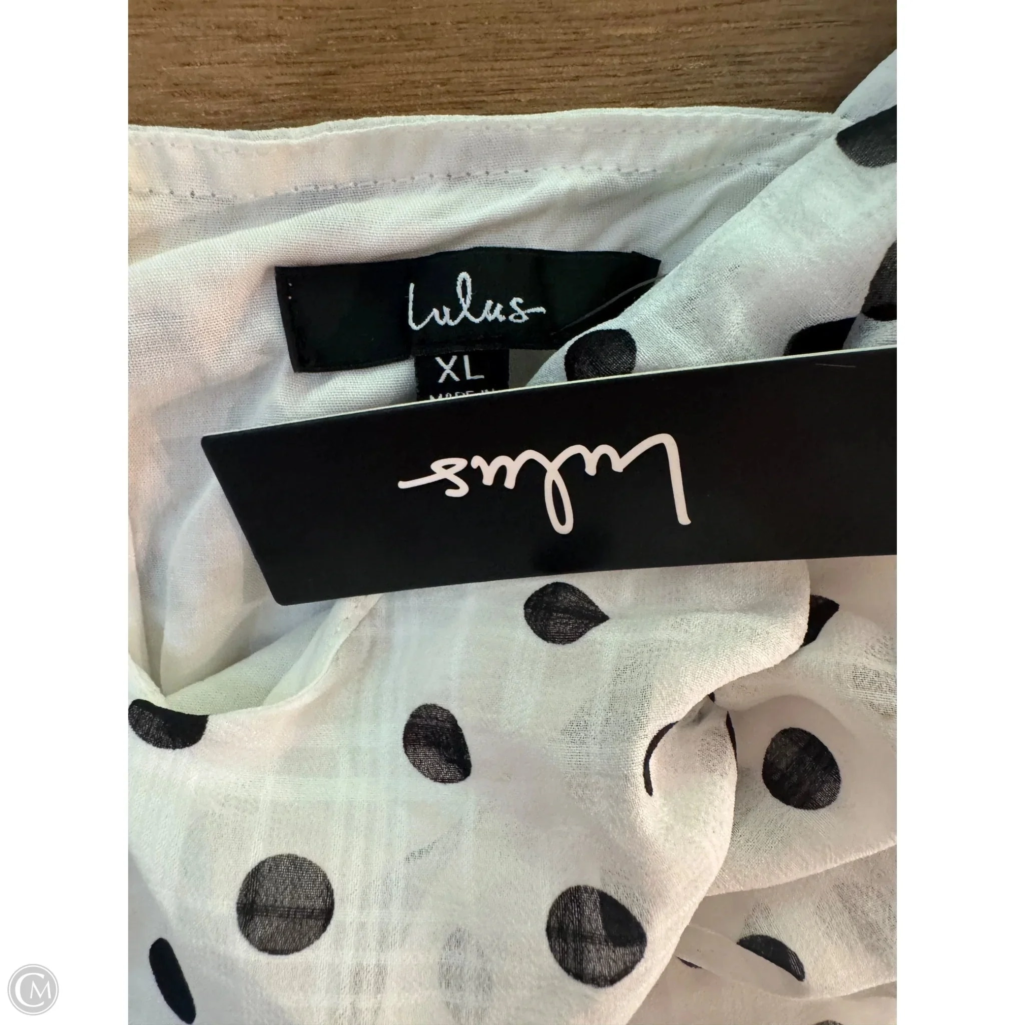 Dress Casual Short By Lulus In Polkadot Pattern, Size: Xl