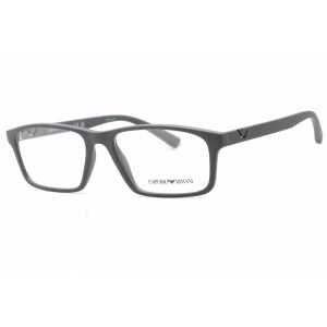 Emporio Armani Men's Eyeglasses - Matte Grey Plastic Full Rim Frame | 0EA3213 5126