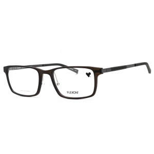 Flexon Men's Eyeglasses - Dark Grey Acetate Rectangular Frame | FLEXON EP8008 033