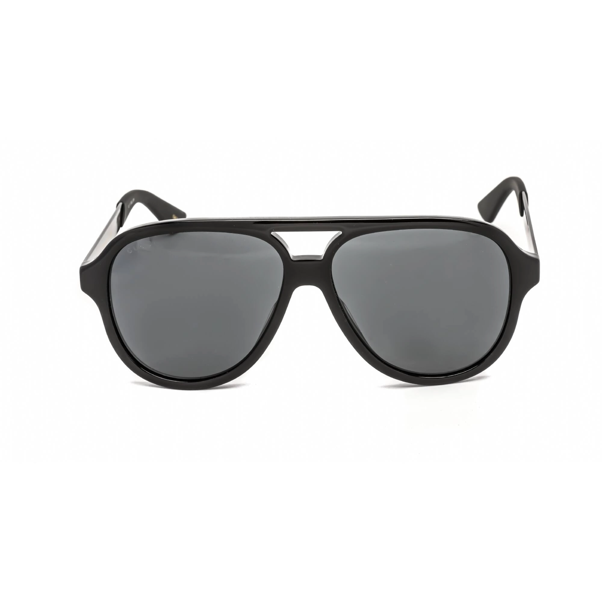 Gucci Men's Sunglasses - Black Plastic Aviator Full Rim Frame | GG0688S 001
