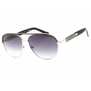 Guess Factory Men's Sunglasses - Shiny Dark Nickeltin Rectangular Frame | GF0287 06B