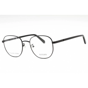 Guess Men's Eyeglasses - Matte Black Full Rim Frame Clear Demo Lens | GU50067-D 002