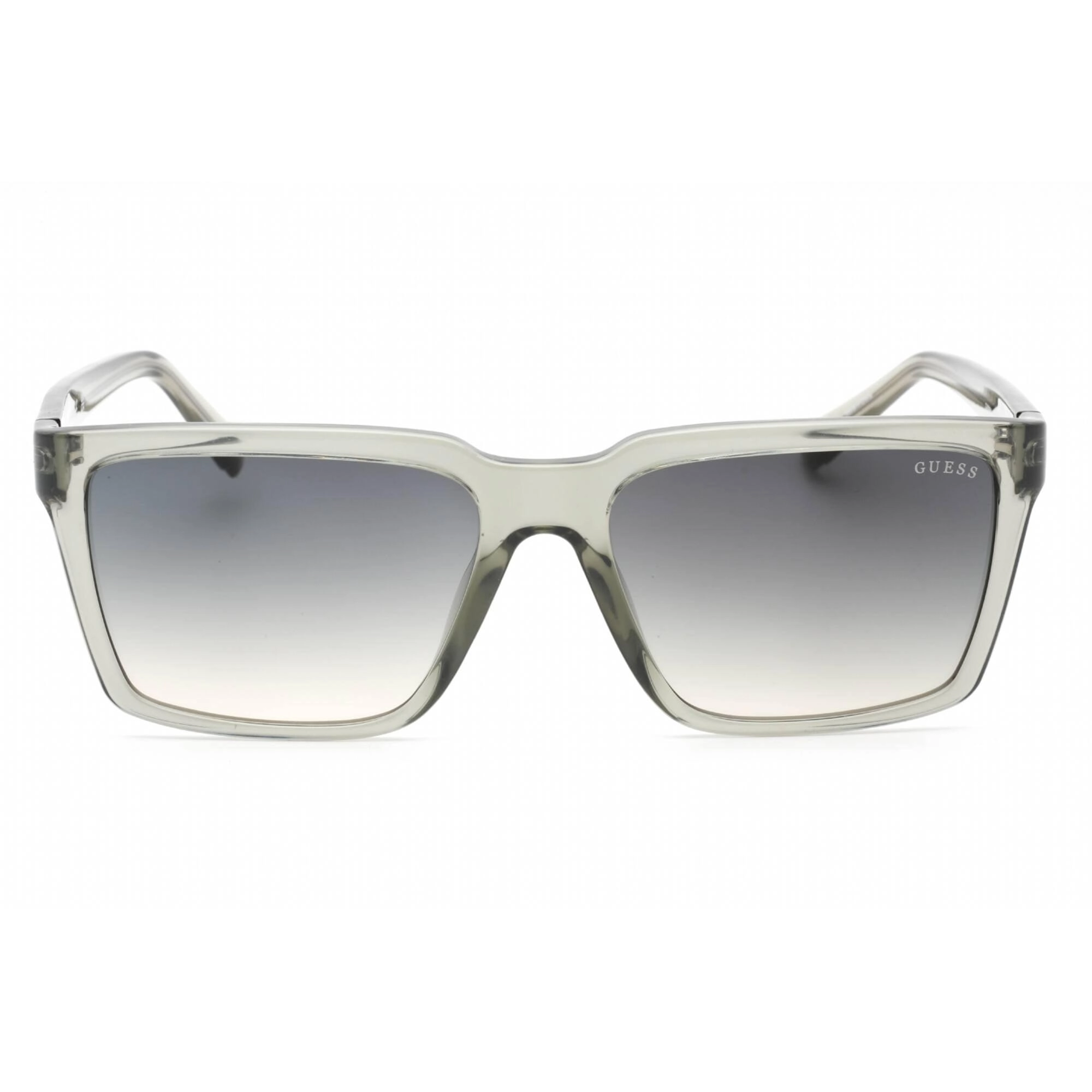 Guess Men's Sunglasses - Shiny Light Green Plastic Rectangular Frame | GU00084 93P