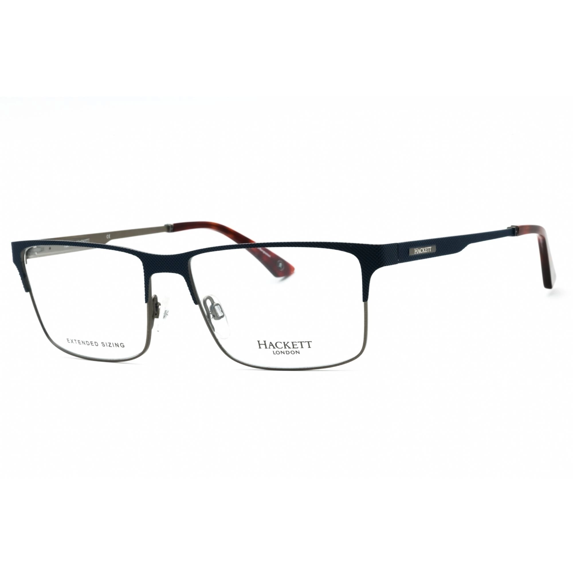 Hackett Men's Eyeglasses - Blue Metal Full Rim Rectangular Shape Frame | HEK1216 640