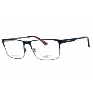 Hackett Men's Eyeglasses - Blue Metal Full Rim Rectangular Shape Frame | HEK1216 640