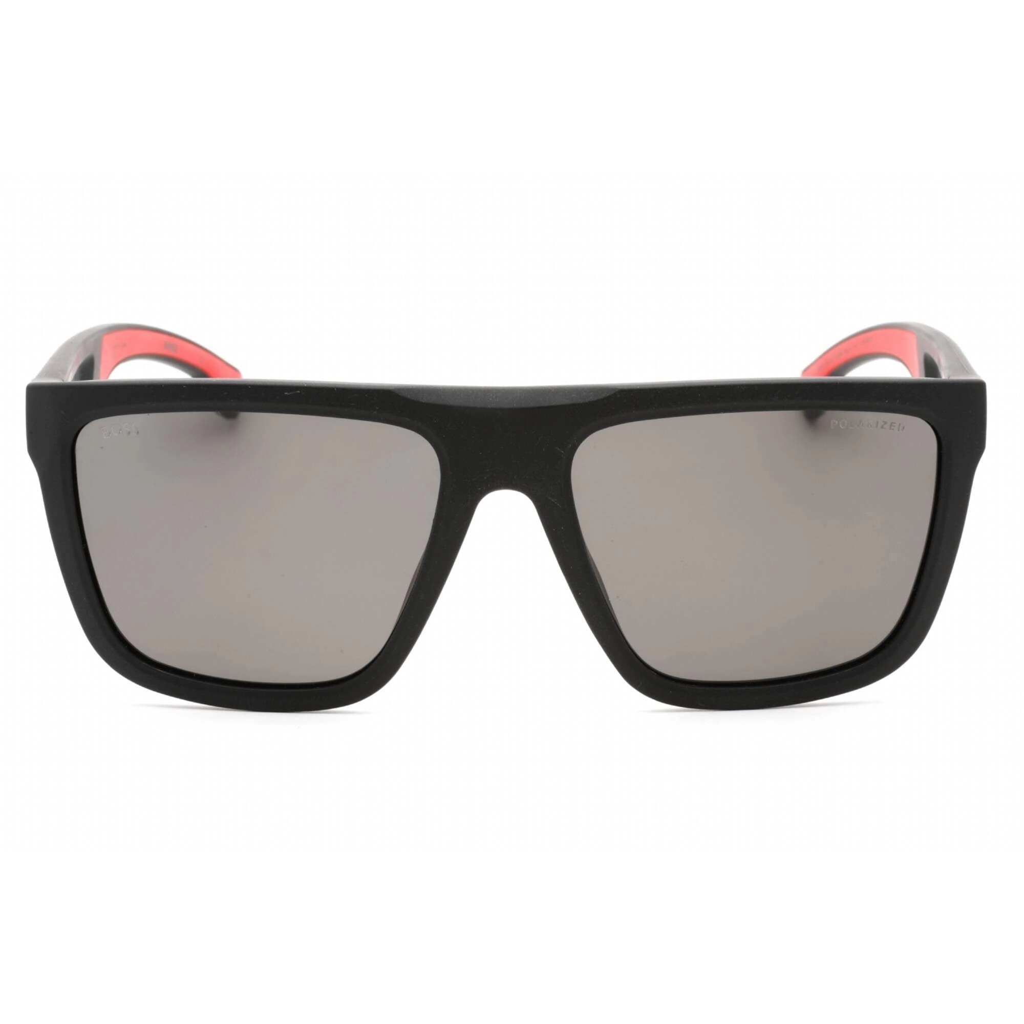 Hugo Boss Men's Sunglasses - Grey Lens Matte Black Plastic Frame | BOSS 1451/S 0003 M9
