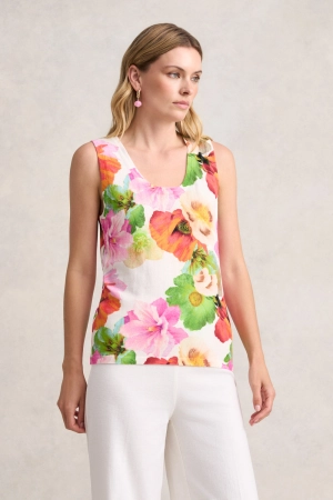 Knit Layering Tank - Multi Floral