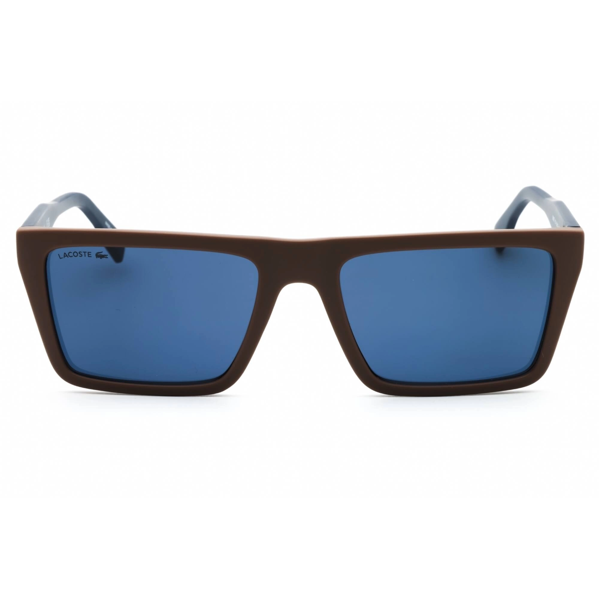 Lacoste Men's Sunglasses - Matte Brown Injected Propionate Square Frame | L6009S 210