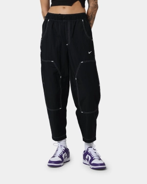 Nike Women's Sportswear Woven High-Rise Pants Black/Black/White