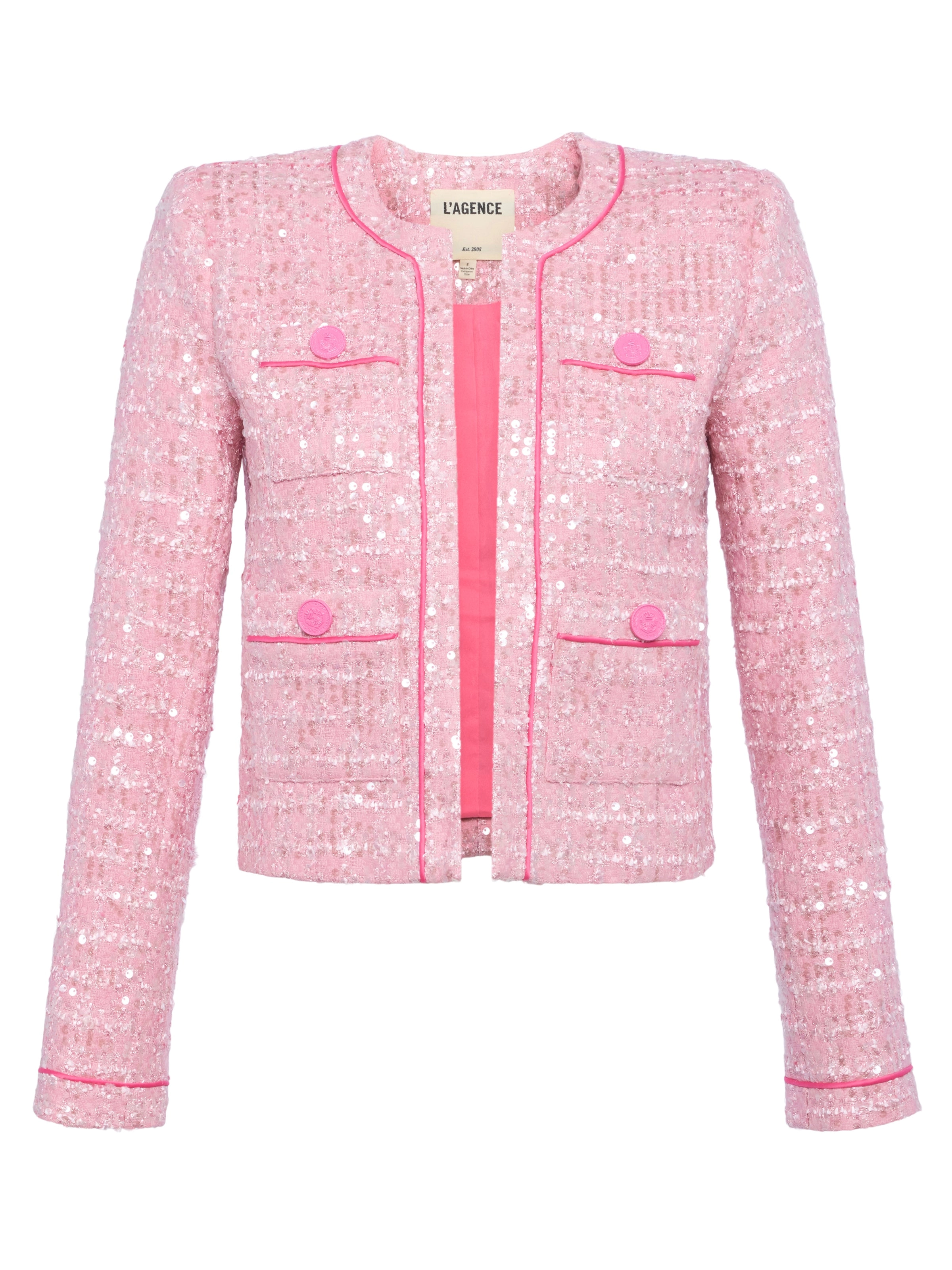 Niko Sequin Tweed Jacket