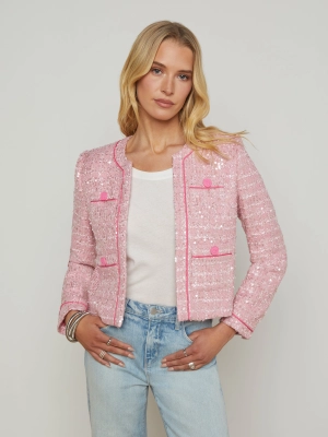 Niko Sequin Tweed Jacket