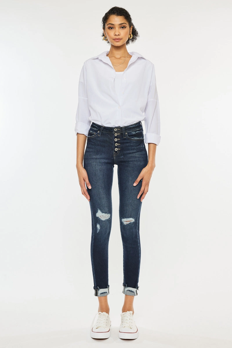 Norah High Rise Ankle Skinny Jeans
