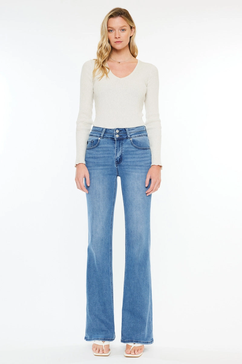 Onyx Ultra High Rise Wide Flare Jeans