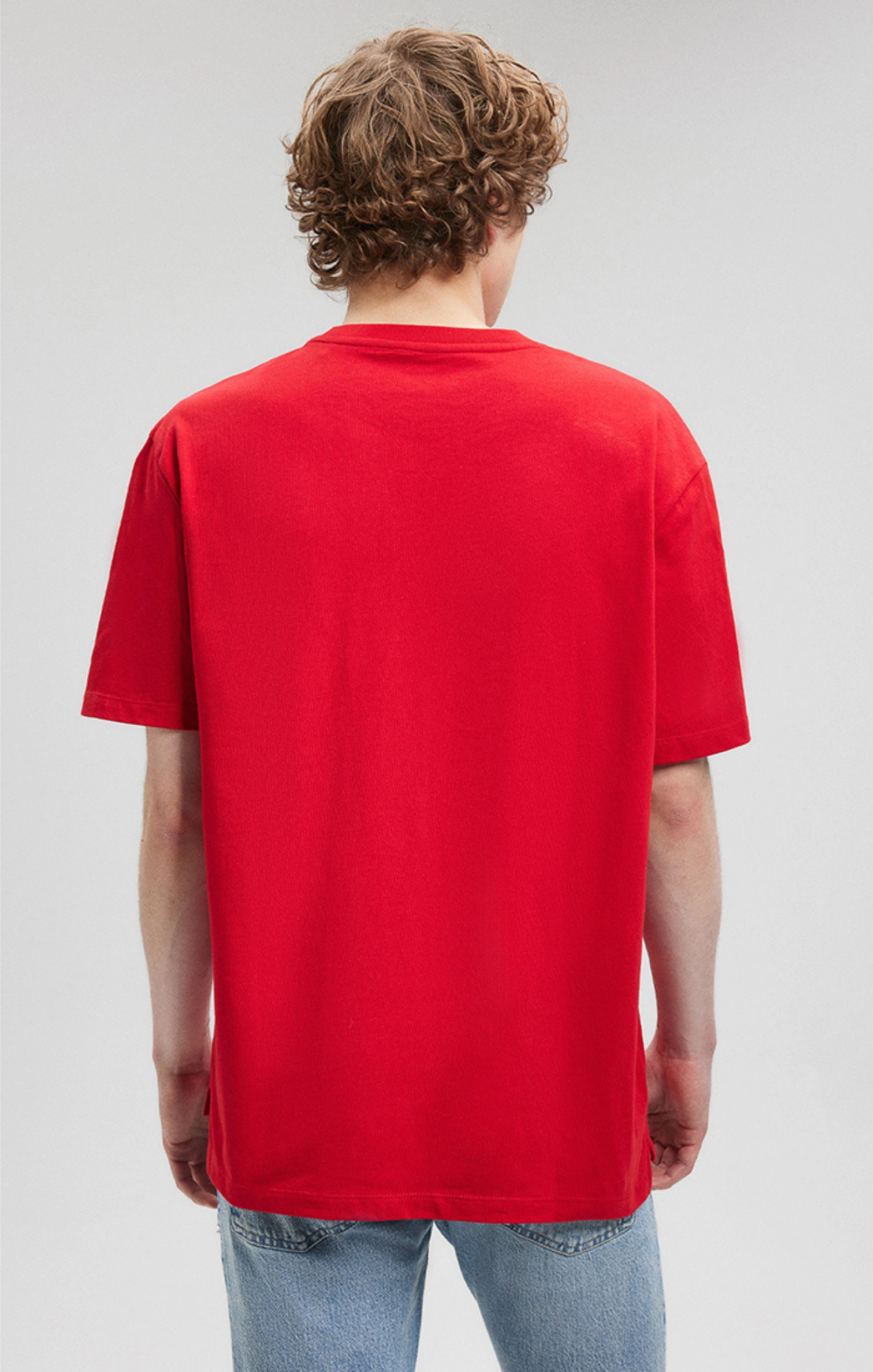 POCKET T-SHIRT IN MARS RED