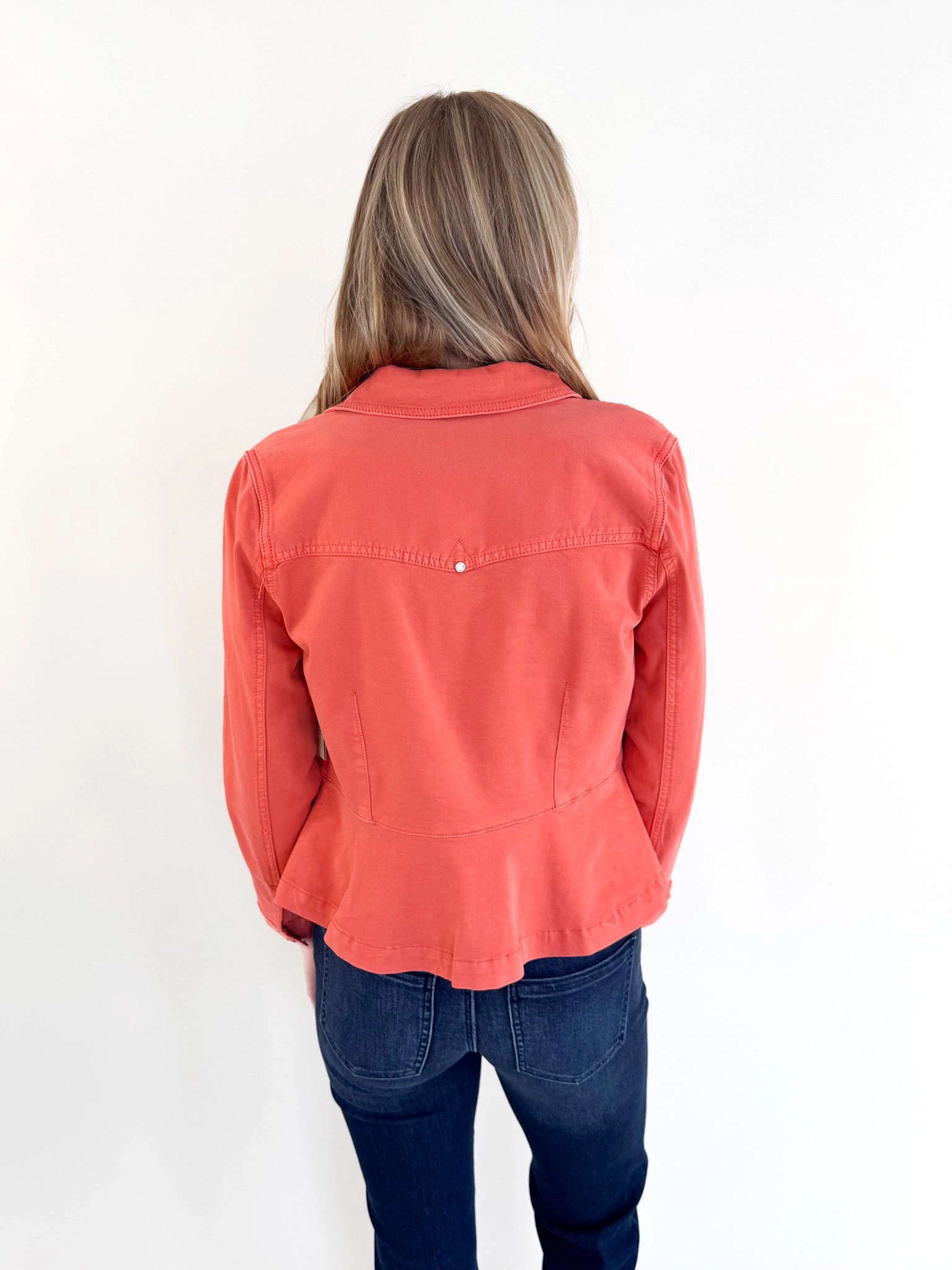 Pop of Color Trucker Jacket