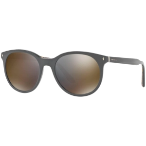 Prada Men's Sunglasses - Full Rim Grey Acetate Round Frame | PRADA 0PR 06TS VAT4L053