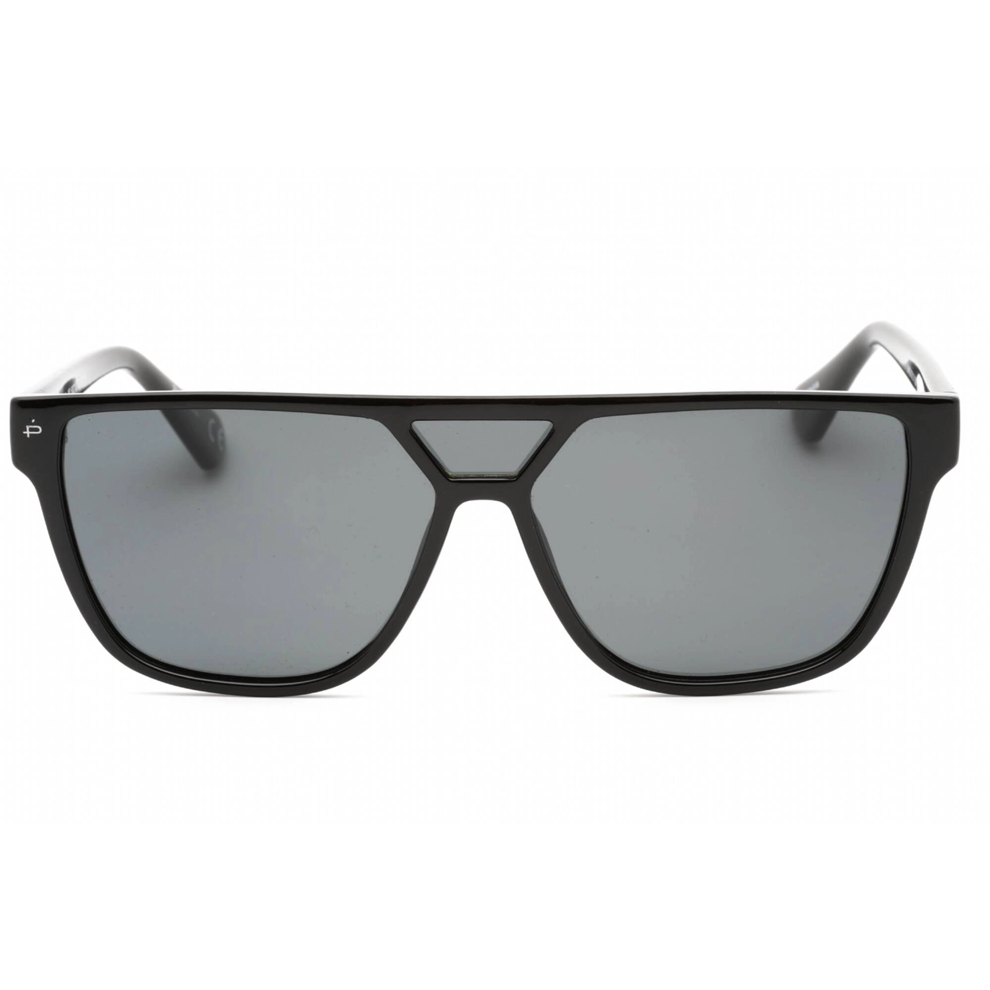 Prive Revaux Men's Sunglasses - Grey Lens Plastic Rectangular Frame | Surf City Black