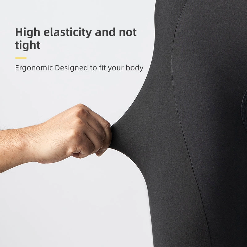 ROCKBROS Cycling Bibs with Removable Straps 3D Padded Stretch Bike Pants