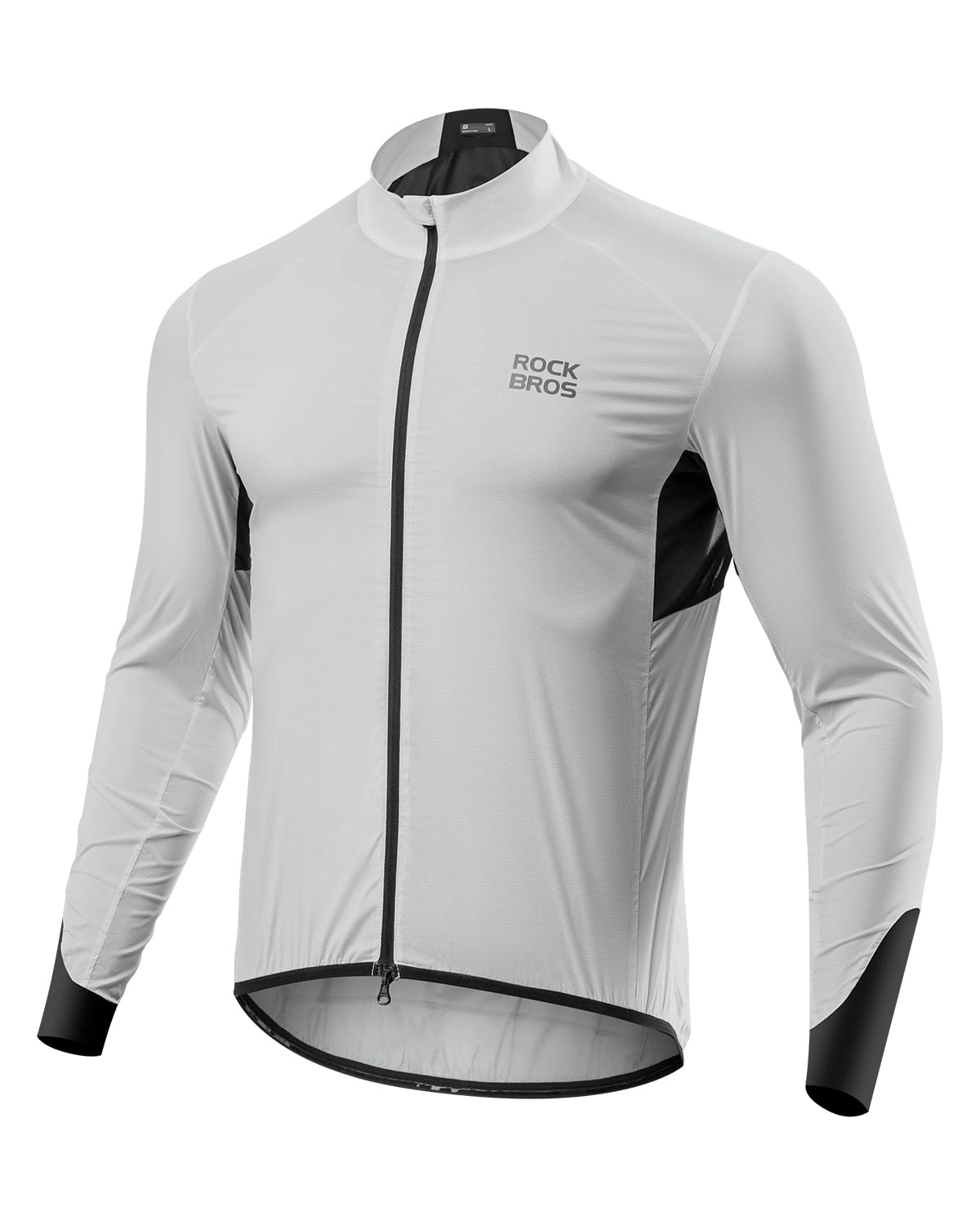 ROCKBROS Lightweight Reflective Windbreaker Running Cycling Jacket Women Men