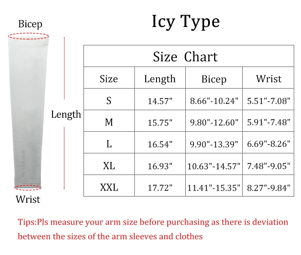 ROCKBROS Sun Protection Arm Sleeves Cooling for Running Golf Fishing Cycling
