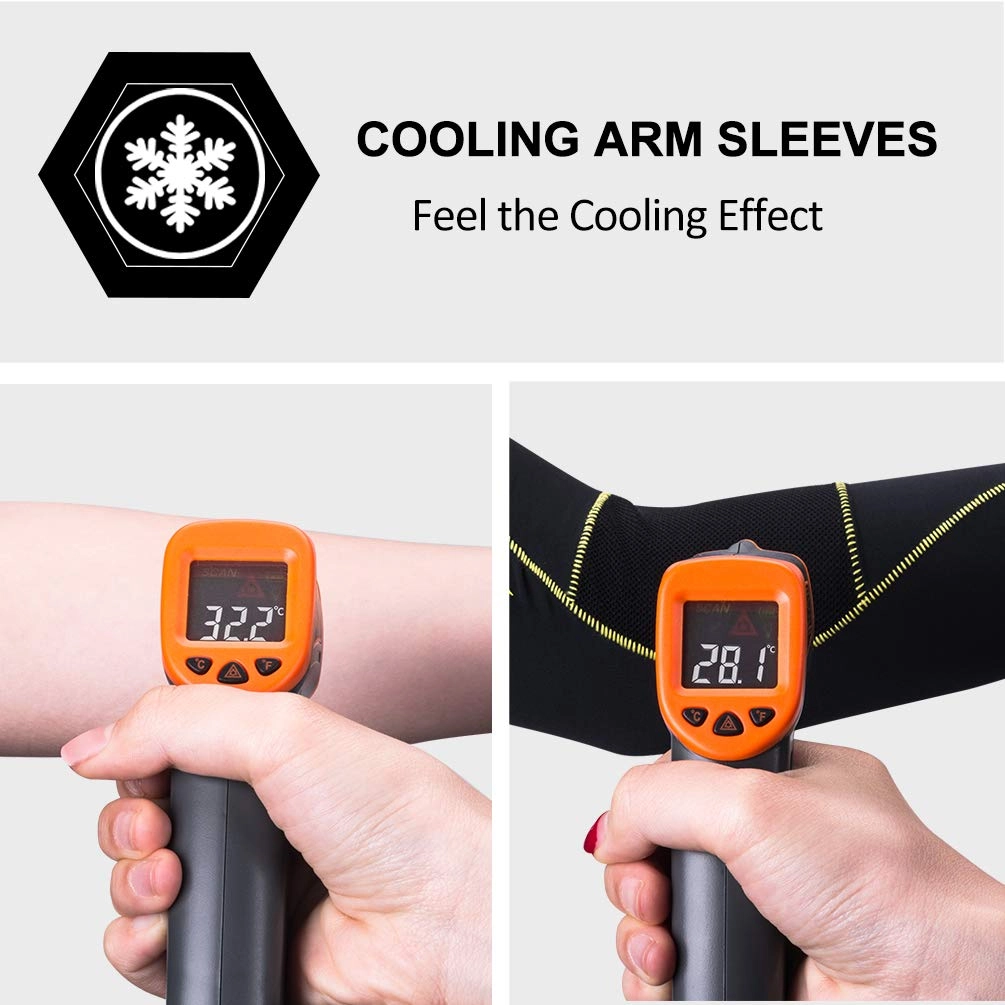 ROCKBROS Sun Protection Arm Sleeves Cooling for Running Golf Fishing Cycling