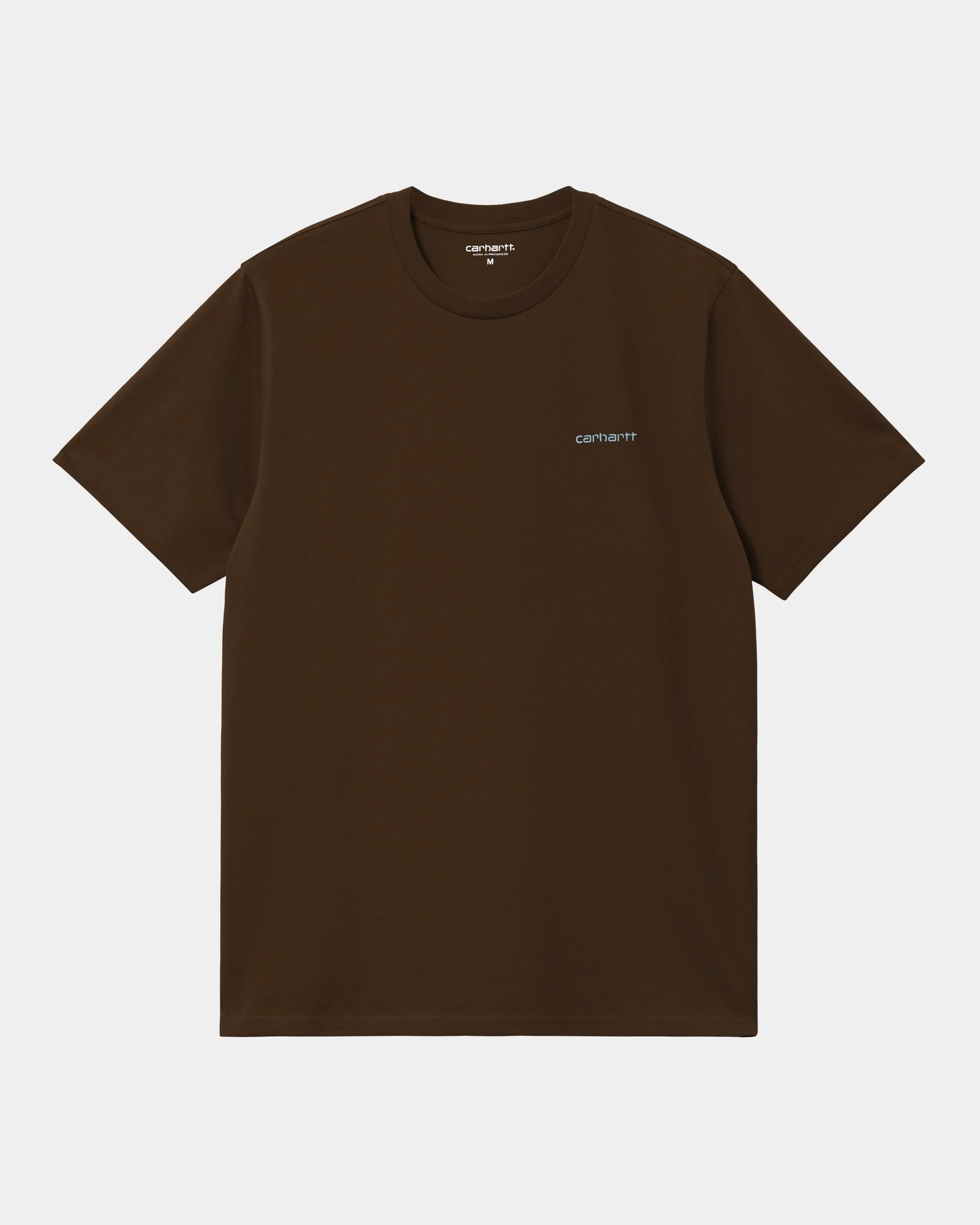Script Embroidery T-Shirt | Liberica / Air Sky