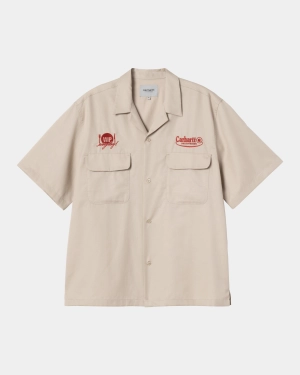 Short Sleeve Deli Shirt | Fleur De Sel / Desire