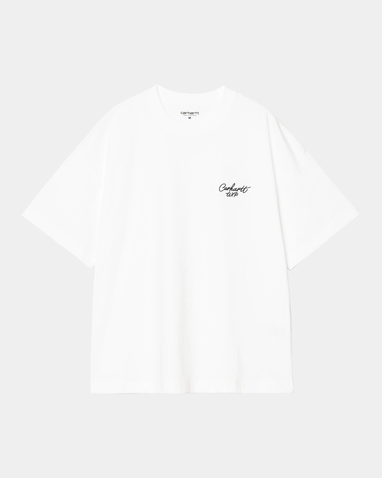 Signature Script T-Shirt | White / Black