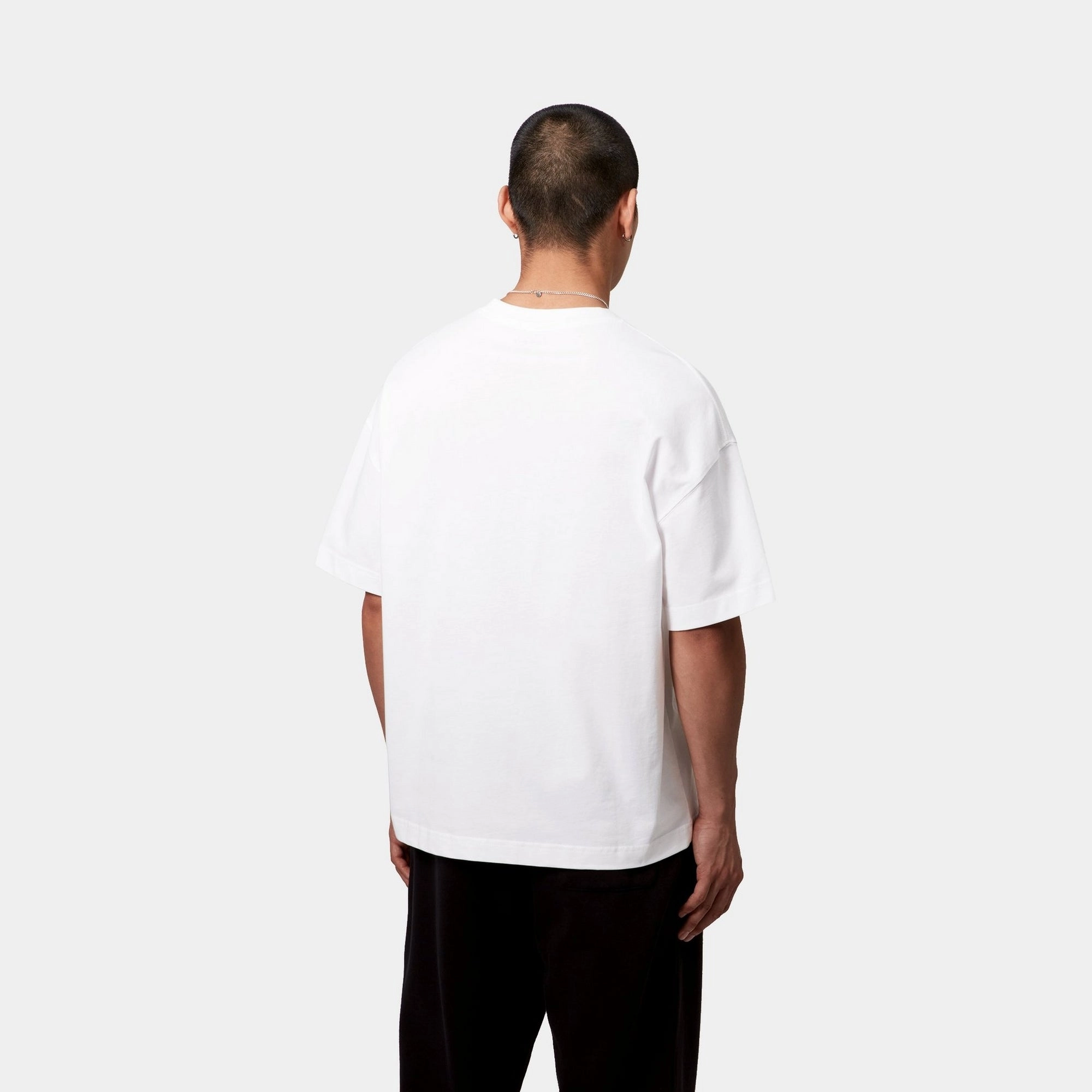 Signature Script T-Shirt | White / Black