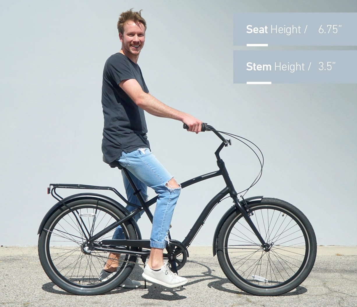 sixthreezero EVRYjourney Men's Casual Edition 26" 7-Speed Sport Hybrid Cruiser Bicycle