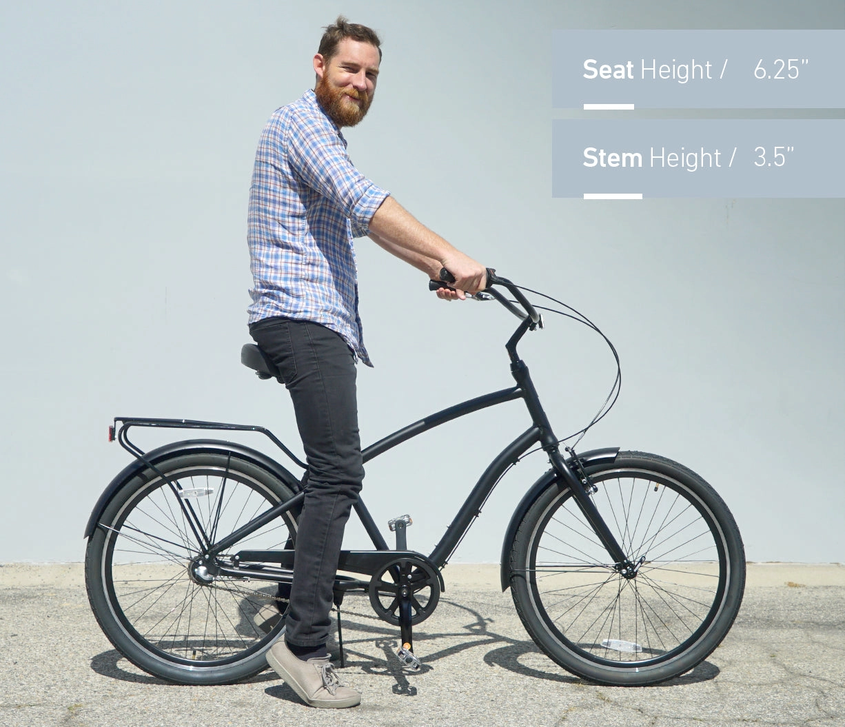 sixthreezero EVRYjourney Men's Casual Edition 26" 7-Speed Sport Hybrid Cruiser Bicycle