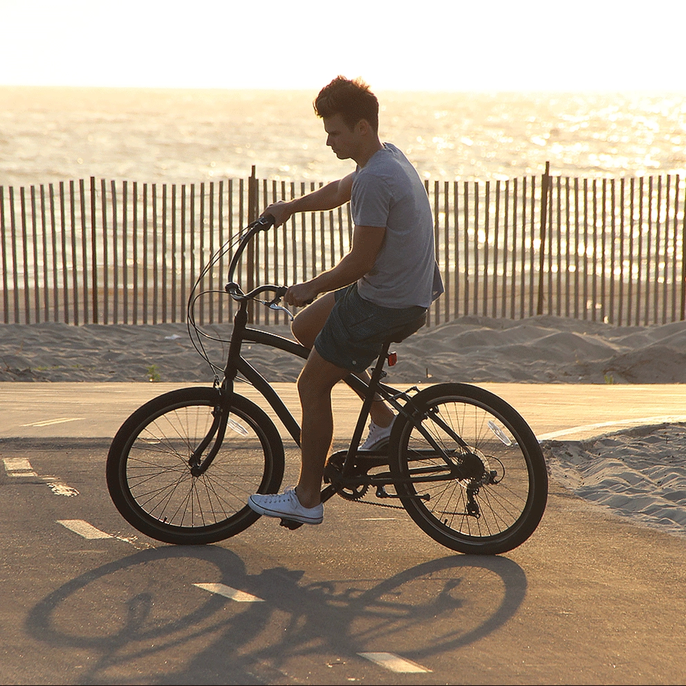 sixthreezero EVRYjourney Men's Casual Edition 26" 7-Speed Sport Hybrid Cruiser Bicycle
