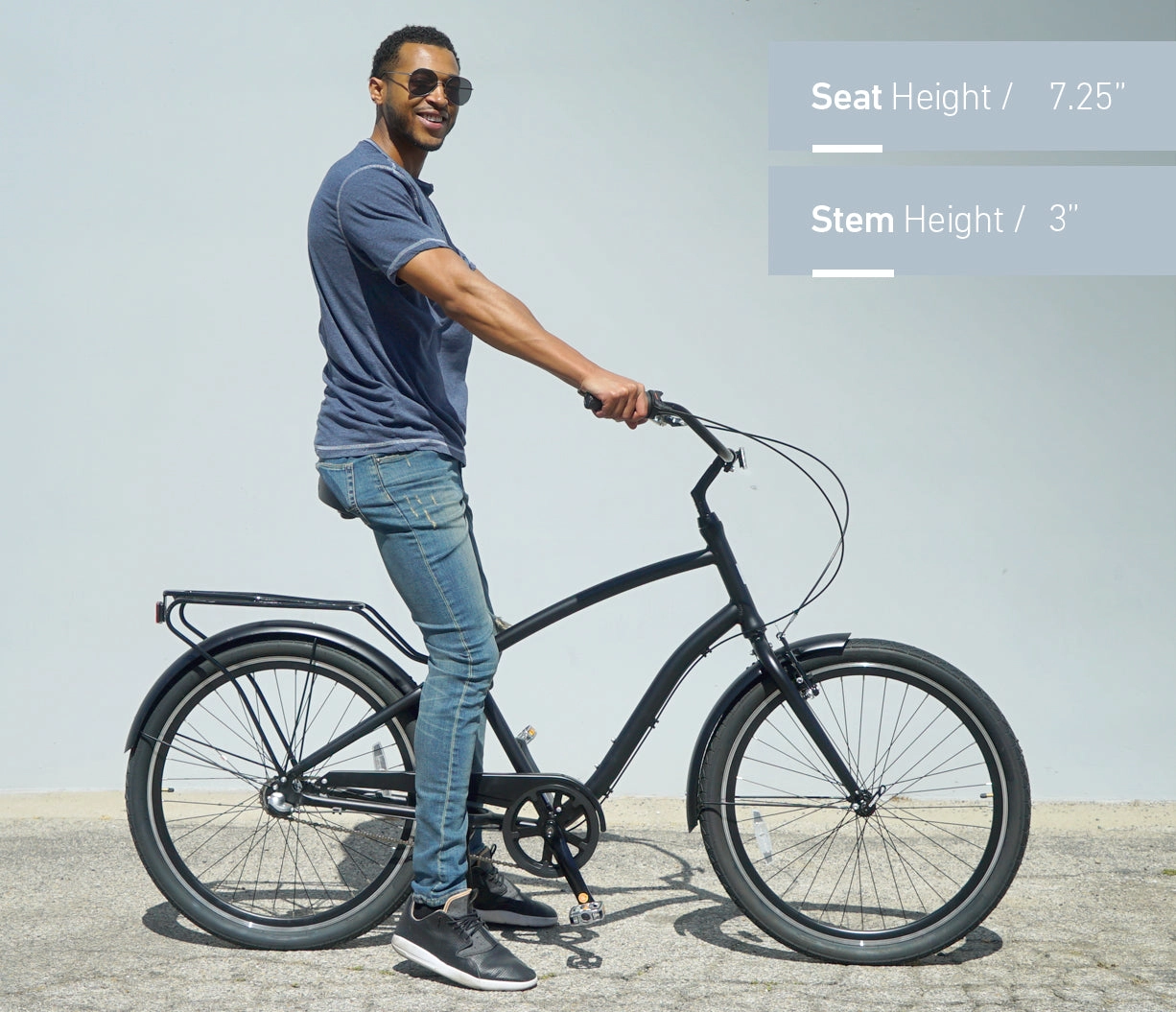 sixthreezero EVRYjourney Men's Casual Edition 26" 7-Speed Sport Hybrid Cruiser Bicycle