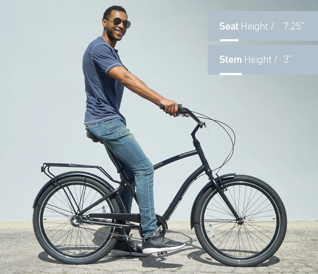 sixthreezero EVRYjourney Men's Casual Edition 26" 7-Speed Sport Hybrid Cruiser Bicycle