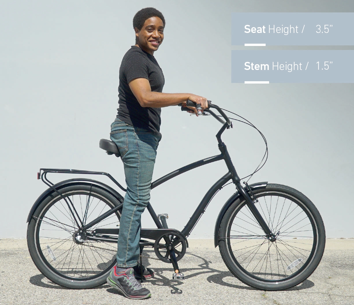 sixthreezero EVRYjourney Men's Casual Edition 26" 7-Speed Sport Hybrid Cruiser Bicycle